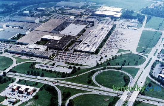 Lexmark, formerly IBM, plant site at New Circle Rd. and Newtown Pike, Aug. 26, 1993. Newtown is on the right and New Circle is at the bottom. Photo by Ron Garrison | Herald-Leader staff