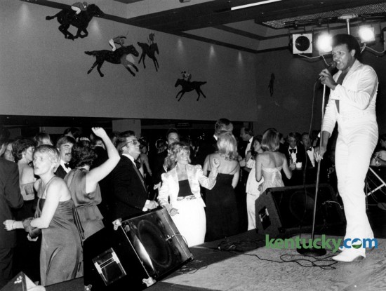 Singer Chubby Checker performed on September  5, 1981 at the breeding season auction charity at the Hyatt Regency, downtown  Lexington, Ky. Checker was famous for the dance The Twist . The breeding season of 14  stallions were auctioned off. Funds from the benefit went to the Ephraim  McDowell Cancer Research Foundation for the construction of a cancer research  and treatment center. (The center would eventually be named the Markey Cancer  Center) Photo by Charles Bertram | Staff