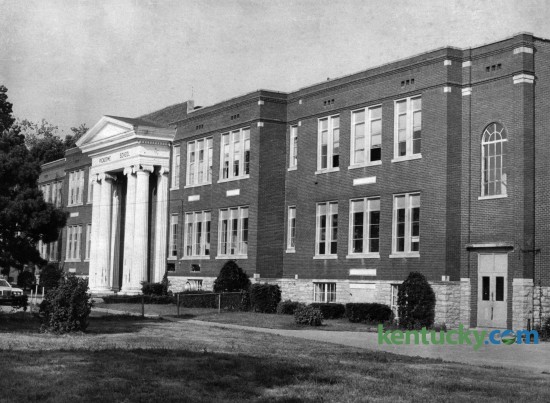 The old Picadome School on Harrodsburg Road at McCubbin's Lane, in the summer of 1978. The school was the third to carry the Picadome name and was demolished in November of 1978 to make way for a vocational school, now the Southside Technical Center. The original "Little" Picadome school was built in 1888 on Harrodsburg Road. In 1912 a new building was constructed on the site of the present Picadome Elementary and it became known as the second "Little" Picadome. The "big" Picadome School, pictured here was built in 1923. When Lafayette High School was opened in 1939 it became Picadome Elementary. Photo by E. Martin Jessee | Staff
