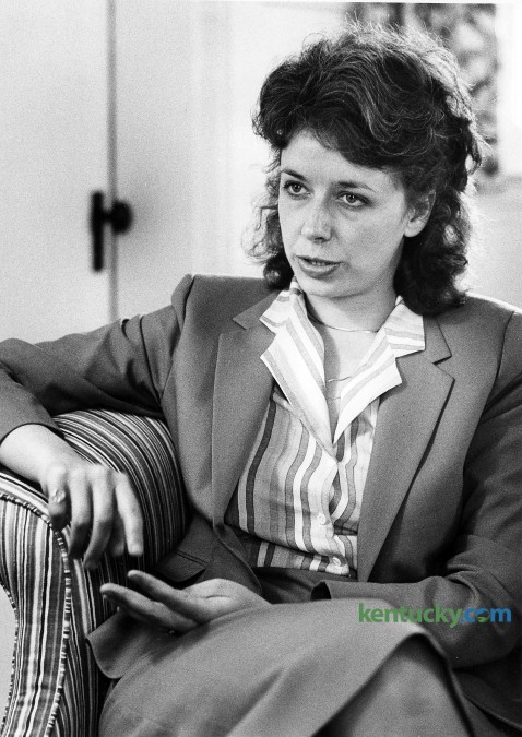 32-year-old Crit Luallen was interviewed May 14, 1984 after being appointed to the post of Arts Commissioner by Gov. Martha Layne Collins. Ealier this month Gov. Steve Beshear appointed Luallen as the state's No. 2 public official to replace Jerry Abramson, who departed to take a job with the White House to help local officials throughout the country. Luallen, who has served with six other Kentucky governors in high positions was elected state auditor twice, serving from 2003-2012. Photo by Ron Garrison | staff
