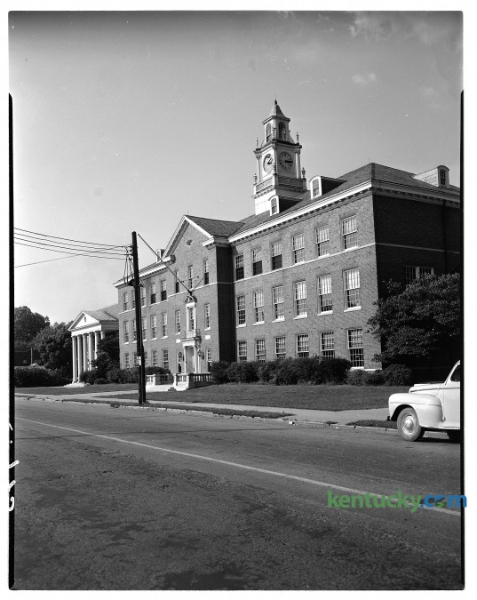 Henry Clay High School, August, 1948. Lexington's oldest public high school opened on Main Street in 1928. In 1970 the school moved to it's current location on Fontaine Road. The Main Street location now houses the main offices of the Fayette County Public Schools system. Herald-Leader archive photo.