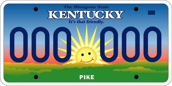 The Mr. Smiley license plate unveiled by Kentucky Gov. Paul Patton Dec. 27, 2002 was met with discontent and ridicule for the less than two years it was in service. Drivers found ways to distort Mr. Smiley's visage, including drawing a mustache on it, or covering it with a frowning-face sticker or duct tape. State police said that was OK, as long as the letters and numbers on plates are not obscured. Despite widespread critisim of Mr. Smiley, some groups benefited from his unpopularity. Sales of specialty plates skyrocketed in 2003, even though drivers have to pay more for them. Beginning Jan. 1, 2005, the sunshine plates were replaced by the "Unbridled Spirit" tags currently being used.