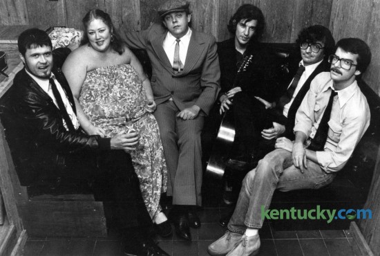 An early version of the popular Kentucky-based band the Metropolitian Blues Allstars, which in October 1982 included, from left, Rodney Hatfield, Wanda Thompson, Nick Stump, Frank Schaap, Steve Lyon and Stewart Miller. Photo by Ron Garrison | Staff