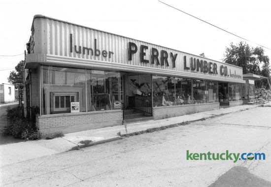 Perry Lumber Company, 246 Walton Avenue, announced they were going out of business in September 1990. After 73 years at the Walton Avenue location, owner J.T. Perry Jr. at age 71 decided to close the company after trying to sell it for five years. Perry's father J.T. Perry, and his grandfather, B.F. Perry founded the company in 1917. They had moved to Lexington in 1916 from Montgomery County where B.F. Perry had farmed and operated a saw mill. Photo by Charles Bertram | Staff