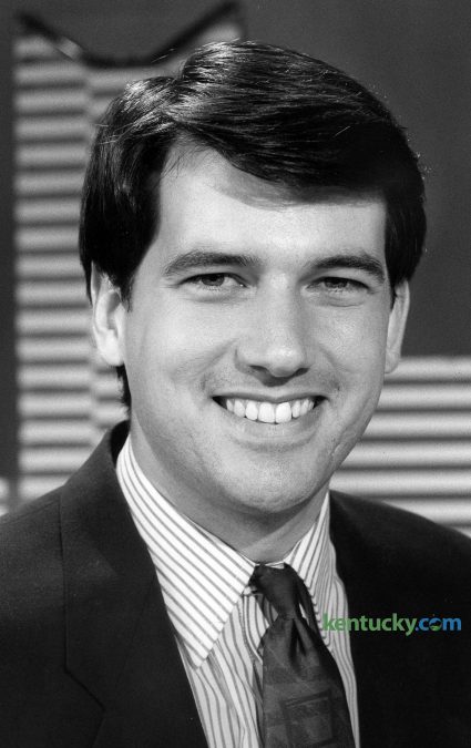 WLEX-18's Marvin Bartlett, May 31, 1990. Bartlett started at WLEX in 1987, starting as a reporter then working his way up to weekend anchor and then mornign anchor. Currently he is the co-anchor for the Fox 56 Ten O’clock News, a role he has held since its start on January 2, 1995. Bartlett was named one of America's Top 100 Bachelors by People magazine in 2000. He got married in 2004. Photo by Clay Owen | staff file photo