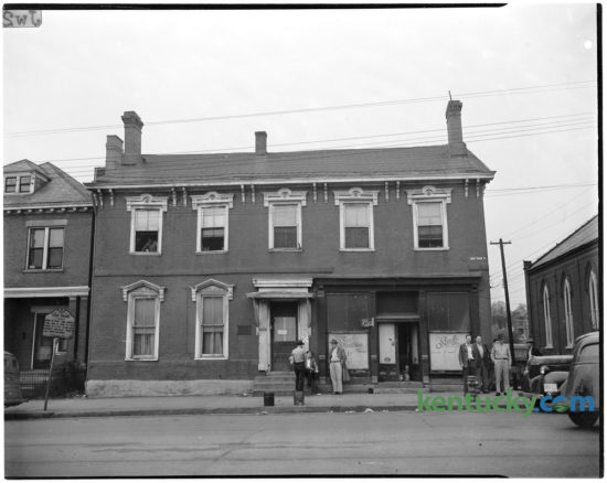 Home of Mary Todd Lincoln, wife of President Abraham Lincoln, 574 West Main Street in downtown Lexington as seen in March 1946. Originally built between 1803-1806 to serve as an inn, the property became the home of politician and businessman, Robert S. Todd in 1832. Daughter Mary Todd, born in December 1818, resided here until she moved to Springfield, Illinois in 1839 to live with her elder sister. There she met and married Abraham Lincoln, whom she brought to visit this home in the fall of 1847. The Todd family resided here until Mr. ToddÕs death in an 1849 cholera epidemic. The historic home is now operated by the Kentucky Mansions Preservation Foundation, Inc. and was opened to the public on June 9, 1977. The house has the distinction of being the first historic site restored in honor of a First Lady. Herald-Leader Archive Photo